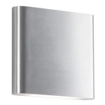 Slate Outdoor Wall Sconce - Brushed Nickel