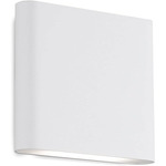 Slate Outdoor Wall Sconce - White