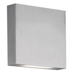 Mica Indoor / Outdoor Wall Sconce - Brushed Nickel / Frosted