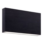 Mica Indoor / Outdoor Wall Sconce - Black / Frosted