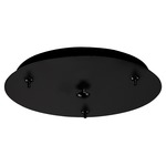 Multi Port Round Canopy - Black