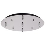 Multi Port Round Canopy - Chrome