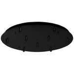 Multi Port Round Canopy - Black