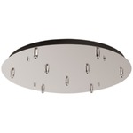 Multi Port Round Canopy - Brushed Nickel