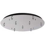 Multi Port Round Canopy - Chrome