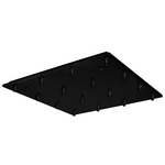 Multi-Light 16-Port Square Canopy - Black