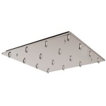 Multi-Light 16-Port Square Canopy - Brushed Nickel