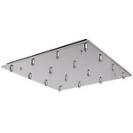 Multi-Light 16-Port Square Canopy - Chrome