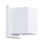Mavis Outdoor Wall Light - White / Clear