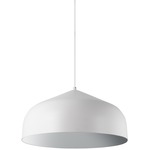 Helena Pendant - White / Silver