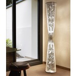 Floral Floor Lamp - Stainless Steel