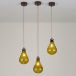 Cintola Pendant - Satin Bronze / Olive