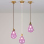 Cintola Pendant - Satin Gold / Rose