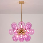 Cintola Maxi Pendant - Satin Gold / Rose