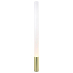 Elise Floor Lamp - Brass / Frosted