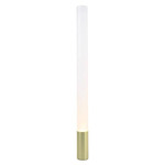 Elise Floor Lamp - Brass / Frosted