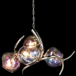 Ersa Chandelier - Nickel / Iridescent