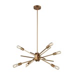 Xenia Chandelier - Matte Gold