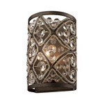 Amherst Wall Light - Antique Bronze / Clear Crystal