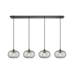 Volace Linear Pendant - Oil Rubbed Bronze / Grey Speckled
