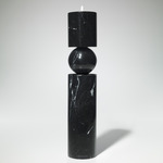 Fulcrum Candlestick - Black Marble