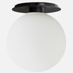 TR Bulb Wall / Ceiling Light - Matte Black / Matte Opal