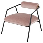 Cyrus Occasional Chair - Black / Petal Velvet
