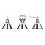 Orwell Bathroom Vanity Light - Chrome / Chrome