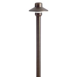 12V Brass Hat Dome Path Light - Centennial Brass