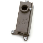 Landscape Junction Box Mounting Bracket - Textured Architectural Bronze