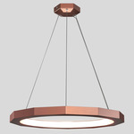 Dodeca Pendant - Brushed Copper