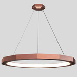 Dodeca Pendant - Brushed Copper