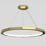 Dodeca Pendant - Brushed Brass