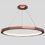 Dodeca Pendant - Brushed Copper