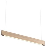 Line Light Pendant - White / Drift White Oak