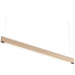 Line Light Pendant - White / Drift White Oak