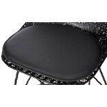 Carbon Bar Stool Pad - Black