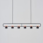 Ling Linear Pendant - Matte Black