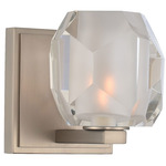 Regent Wall Sconce - Satin Nickel / Frosted