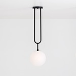 Koko Pendant - Matte Black / Satin White