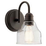 Avery Wall Sconce - Olde Bronze / Clear Seeded