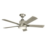 Colerne Ceiling Fan with Light - Brushed Nickel