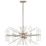 Eris Chandelier - Polished Nickel / Crystal