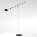 Copernica Floor Lamp - Graphite / Black / Matte Chrome
