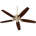 Apex Ceiling Fan - Aged Brass / Walnut Blades