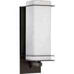 Balboa Outdoor Wall Light - Oiled Bronze / Opal