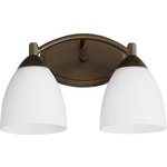 Barkley Bathroom Vanity Light - Oiled Bronze / Satin Opal