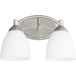 Barkley Bathroom Vanity Light - Satin Nickel / Satin Opal