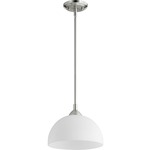Barkley Pendant - Satin Nickel / Satin Opal