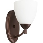 Barkley Wall Light - Oiled Bronze / Satin Opal